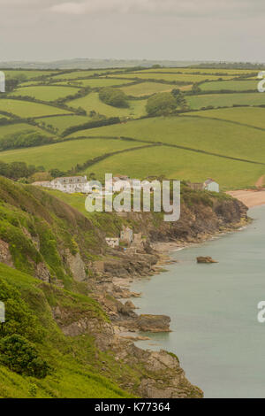 Il villaggio / Frazione di hallsands e resti di un villaggio perso - devon, Regno Unito. Foto Stock