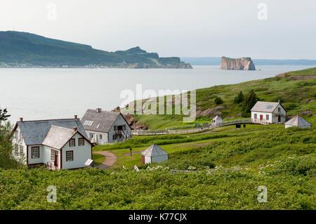 Canada Quebec, Gaspesie, l'ële-Bonaventura-et-du-Rocher-Perce National Park, Perce Foto Stock