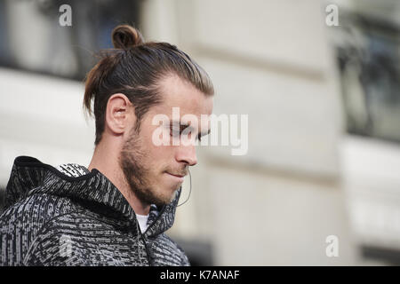 Madrid, Spagna. Xv Sep, 2017. Gareth Bale hanno assistito alla presentazione della Z.N.E. Raccolta di impulso da adidas per adidas Store il 15 settembre 2017 a Madrid Credit: Jack Abuin/ZUMA filo/Alamy Live News Foto Stock