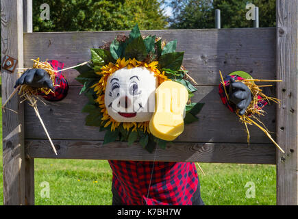 Scherzo punizione pubblica in stock Foto Stock