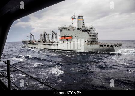 I militari di comando Sealift flotta oliatore di rifornimento USNS John Ericsson (TA-O 194) Foto Stock