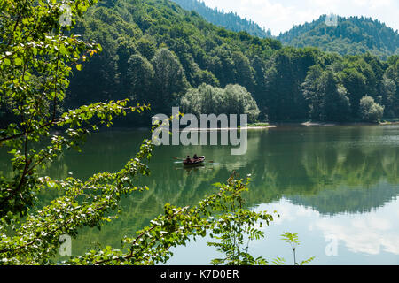 Girovagando sul lago biogradsko, Montenegro Foto Stock