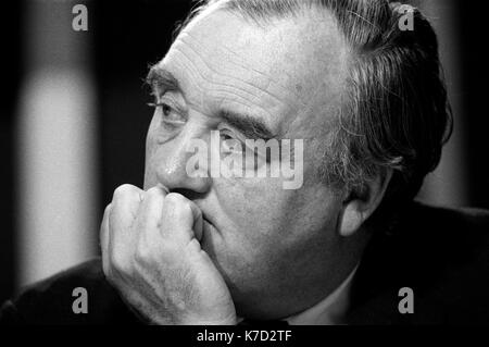 Willie Whitelaw MP ritratto degli anni settanta William Whitelaw Signore Whitelaw congresso del Partito Conservatore Blackpool Winter Gardens 1973 UK HOMER SYKES Foto Stock