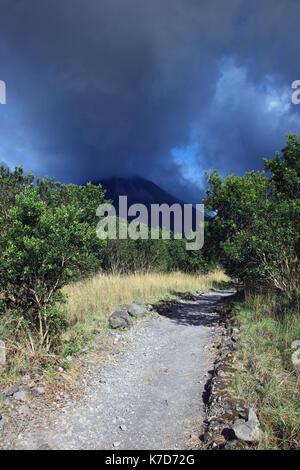 Attivo Arenal Volcano National Park costa Rica Foto Stock