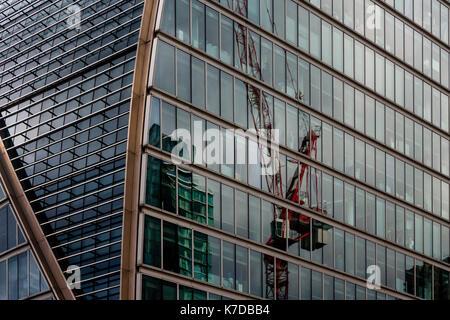 Dettagli architettonici, moor house, moorgate, la City of London, Londra, Regno Unito Foto Stock