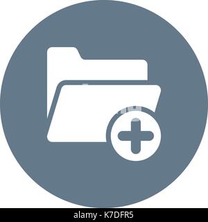 Aggiungi cartella Illustrazione Vettoriale