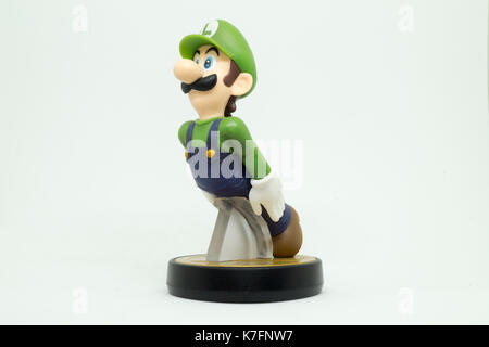 Nintendo Super Smash Bros Amiibo Collection Figure Luigi Foto Stock