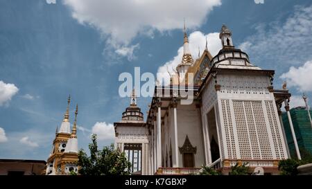 113street tra 182 st e Mao Tse Toung blvd a Phnom Penh Cambogia del sud-est asiatico Foto Stock