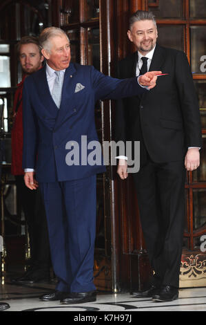 La Foto Deve Essere Accreditata ©Kate Green/Alpha Press 079965 07/03/2016 Prince Charles The Princes Trust E Samsung Celebrate Success Awards 2016 London Palladium Foto Stock