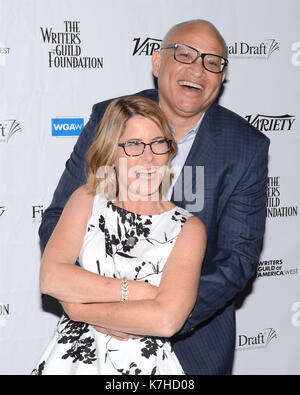 Jo Miller Larry Wilmore partecipa al Sublime Primetime 2017 Panel Discussion scrittori nominati Emmy Writers Guild Theatre Settembre 15,2016 Beverly Hills, California. Foto Stock