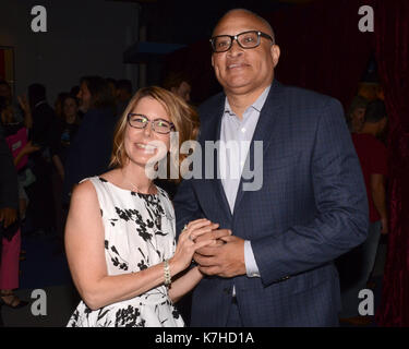 Jo Miller Larry Wilmore partecipa al Sublime Primetime 2017 Panel Discussion scrittori nominati Emmy Writers Guild Theatre Settembre 15,2016 Beverly Hills, California. Foto Stock