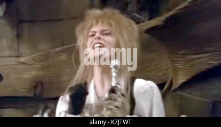La foto Deve Essere Accreditata ©Alpha Press 065630 (1986) David Bowie come Jareth il Re Goblin nel film Labyrinth. Foto Stock