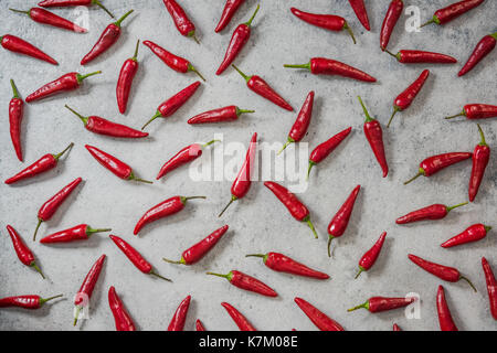 Peperoncino rosso design casuale. Foto Stock