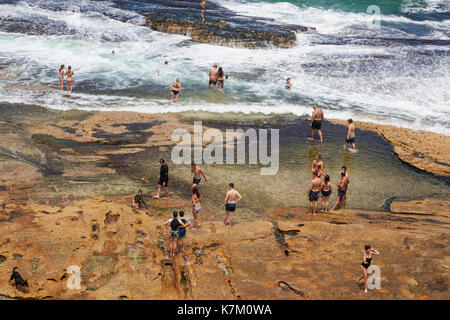 Rockpool, Sydney, NSW, Australia Foto Stock