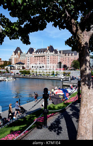 Porto Interno - victoria, isola di Vancouver, British Columbia, Canada Foto Stock