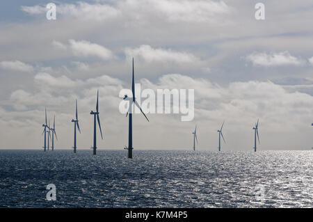 Il rampion per centrali eoliche offshore, vicino a Brighton, Inghilterra Foto Stock