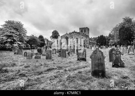 San Lorenzo è la Chiesa, Boroughgate, Appleby, Cumbria, Nord Ovest Inghilterra Foto Stock