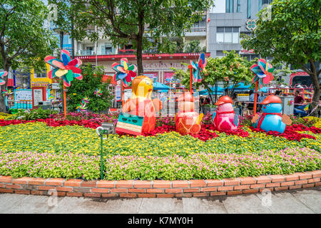 Royalty di alta qualità gratuitamente immagini di stock di decorazione street nel nuovo anno, Ho chi minh city, Vietnam Foto Stock