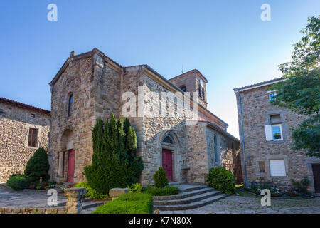 Francia, Loire, Saint Etienne, Saint Victor sur Loire, la chiesa Foto Stock