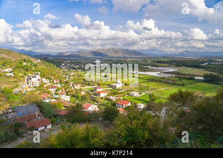 L'Albania è un paese di montagna nei Balcani Foto Stock