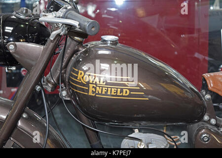 Royal enfield moto, lakeland motor museum, backbarrow, Ulverston, Lake District, Inghilterra del nord Foto Stock