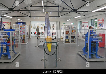 Derwent Pencil Museum (interno), Keswick, Nord Ovest Inghilterra Foto Stock