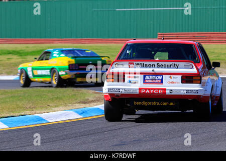 Melbourne, Australia - 17 settembre: Touring Car masters durante la vergine australia supercars championship - 2017 sandown 500, Australia il 17 settembre 2017. Foto Stock