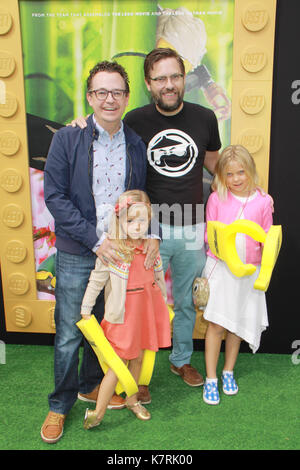 Kevin hageman, dan hageman 16/09/2017 "La lego ninjago film' Premiere detenute al Regency village Theatre di Westwood, ca foto: cronos/hollywood news Foto Stock