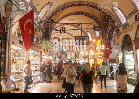 Istanbul, Turchia, 2017 - Grand Bazaar Kapali Carsi Foto Stock