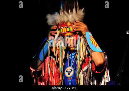 Indiani nordamericani, etnografia, etno, persone, umani, Nativ, foto Kazimierz Jurewicz Foto Stock