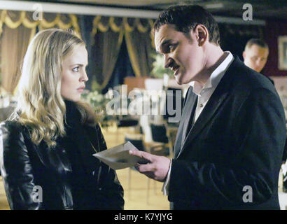 Alias 2001-2006 serie Touchstone Television con Melissa George e Quentin Tarantino Foto Stock