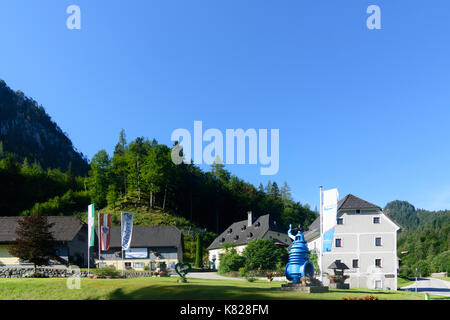 Wasserleitungsmuseum Wildalpen (Museo HochQuellenWasser) di 2. Wiener Hochquellenleitung (primavera in montagna (acqua) pipeline) Museo, Wildalpen, Hochst Foto Stock