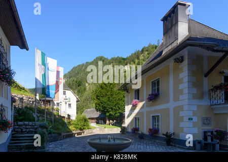 Wasserleitungsmuseum Wildalpen (Museo HochQuellenWasser) di 2. Wiener Hochquellenleitung (primavera in montagna (acqua) pipeline) Museo, Wildalpen, Hochst Foto Stock