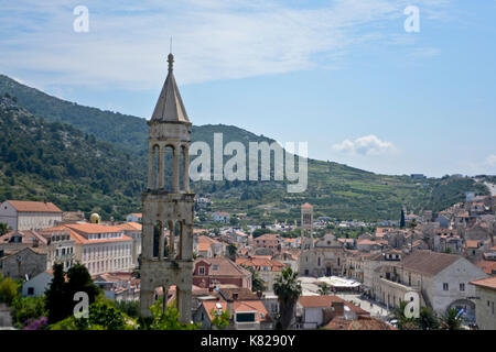 La Chiesa di San Marco (Crkva sv. Marka, Hvar, Croazia Foto Stock