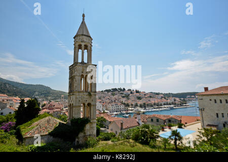 La Chiesa di San Marco (Crkva sv. Marka, Hvar, Croazia Foto Stock