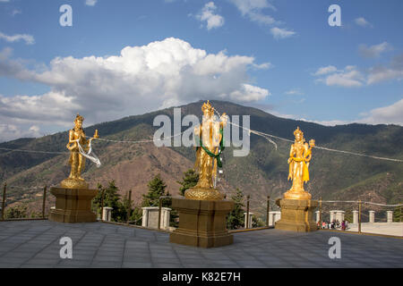 Statue al Grande Buddha Dordenma Bhutan Foto Stock