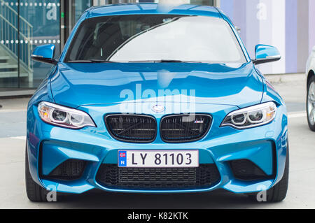 BMW M2 | Automobili e caffè Larvik 2017 Foto Stock