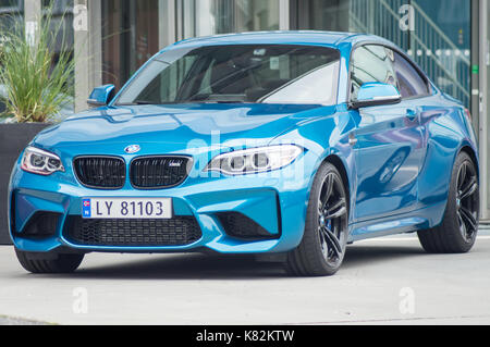 BMW M2 | Automobili e caffè Larvik 2017 Foto Stock