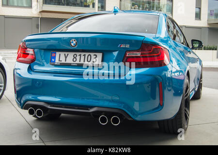 BMW M2 | Automobili e caffè Larvik 2017 Foto Stock