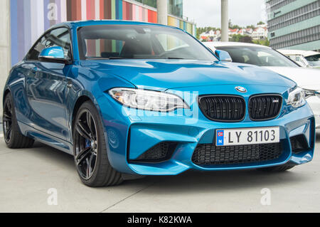 BMW M2 | Automobili e caffè Larvik 2017 Foto Stock