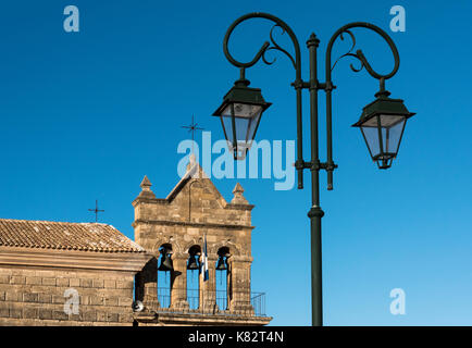 Chiesa di San nikolaos molou, Dionisios Solomos Square, Città di Zacinto, Grecia Foto Stock