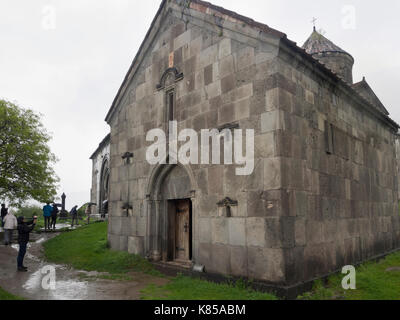 Haghpat monastero o Haghpatavank nel nord Armenia risalente a ca. 976 D.C., un sito patrimonio mondiale dell'Unesco Foto Stock