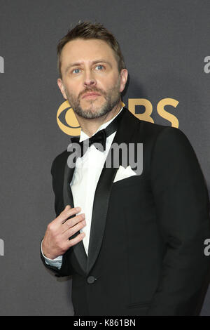 Los Angeles, Califionia, Stati Uniti. 17th settembre 2017. Chris Hardwick Al 69th Emmy Awards Al Microsoft Theatre In California Il 17 Settembre 2017. Credito: Faye S/Media Punch/Alamy Live News Foto Stock