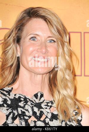 Los Angeles, Stati Uniti d'America. Xvii Sep, 2017. Los Angeles, CA, Stati Uniti d'America. Xvii Sep, 2017. Laura Dern presso gli arrivi per hbo emmy dopo essere partito, il Pacific Design Center di Los Angeles, CA, 17 settembre, 2017. Credito: everett collection inc/alamy live news Foto Stock
