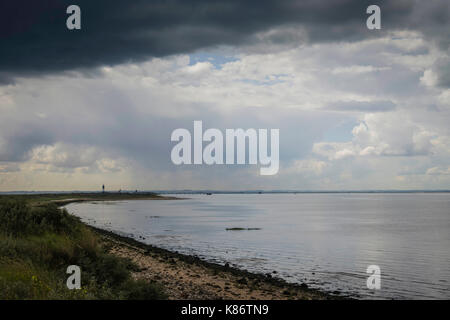 Disprezzare la testa del paesaggio, Humberside, East Yorkshire, Regno Unito. Foto Stock