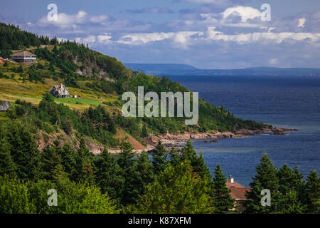 Ballantynes Cove lungo la costa nord della contea di Antigonish lungo la costa nord della Nova Scotia, uno del Canada province atlantiche. Foto Stock