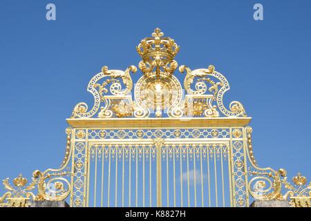 Golden Palace gates Foto Stock