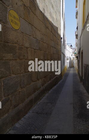Strade di Evora. Portogallo Foto Stock