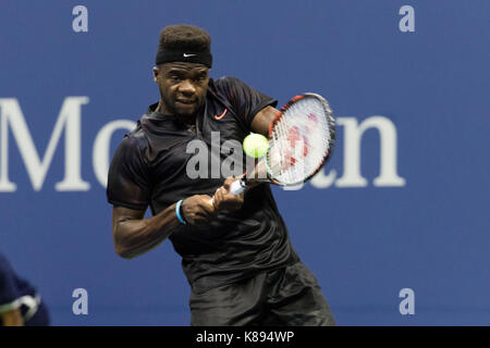 Francesca tiafoe (USA) competono al 2017 US Open Tennis championships Foto Stock