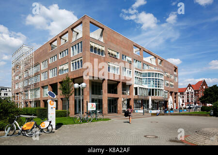 Neues Rathaus Am Friedensplatz a Dortmund, Ruhrgebiet, Renania settentrionale-Vestfalia Foto Stock